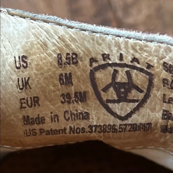 Ariat Brown Leather Paddock Clogs Booties Slip On Shoes Western Cowboy Size 8.5 - Picture 5 of 13